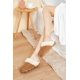 thumbnail image 5 of Pantuflas CLPP'LI para mujer, tipo mules, de peluche sintético, cálidas para invierno, 5 of 6