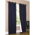 thumbnail image 2 of ThermaLogic Weathermate Insulated Solid Color Grommet Top Curtain (Set of two)-Color:Chocolate,Material:100% Cotton Face,Material_:100% Acrylic Back,Size:40x72, 2 of 2