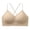 Beige, variant on Wirefree Seamless Bras for Women Crisscross Back Adjustable Straps Gentle Support Everyday Bralette