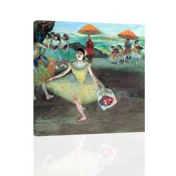 "Dancer with a Bouquet, Bowing, Degas- CANVAS OR FINE PRINT WALL ART"