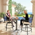 thumbnail image 2 of Outsunny Tabourets de Bar d'Extérieur, Ensemble de 2, Chaises de Patio Pivotantes Hauteur Comptoir, 2 of 10