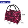thumbnail image 2 of Easygdp Burgundy Tie Dye Bolsa de Almuerzo Insulada Reutilizable, Bolsa de Mano y Bandolera para Oficina, Trabajo, Viajes, 2 of 6