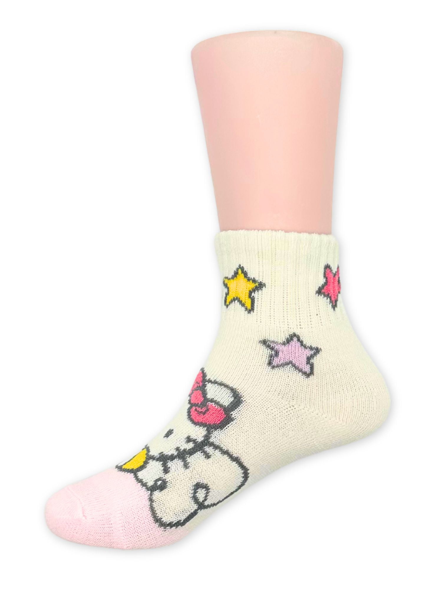 Character Toddler Girl Mid-Crew Socks, 5-Pack, Sizes 12M-4T