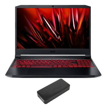 Acer Nitro 5 AN515-57 Gaming/Business Laptop (Intel i7-11800H 8-Core, 15.6in 144 Hz Full HD (1920x1080), GeForce RTX 3050 Ti, 8GB RAM, 128GB PCIe SSD + 500GB HDD, Win 11 Home) with DV4K Dock