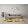 thumbnail image 3 of Ahgly Company Indoor Rectangle Abstract Orange Modern Area Rugs, 7' x 9', 3 of 4