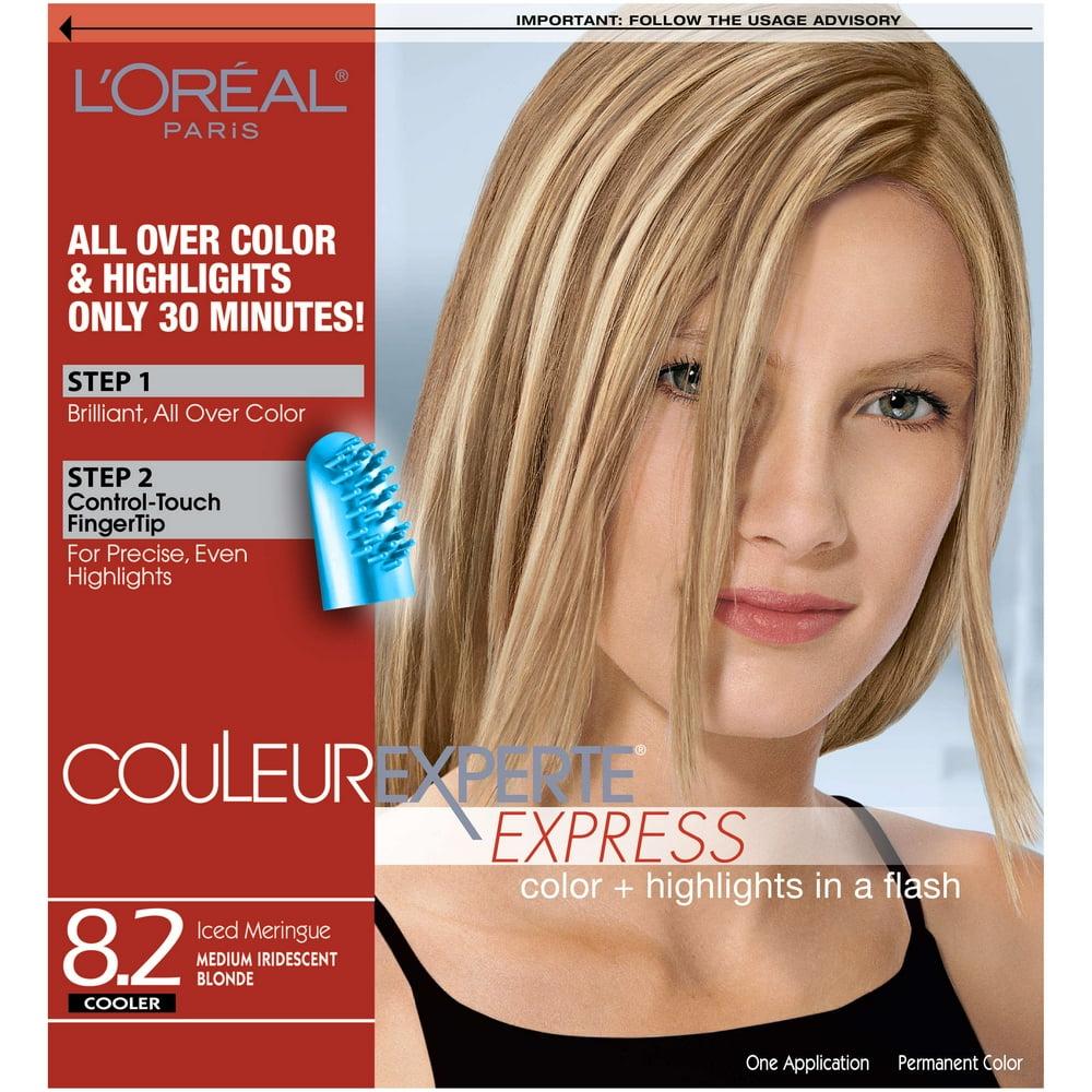 L'Oreal Paris Couleur Experte Hair Color + Hair Highlights, Medium Iridescent Blonde Ice, 1