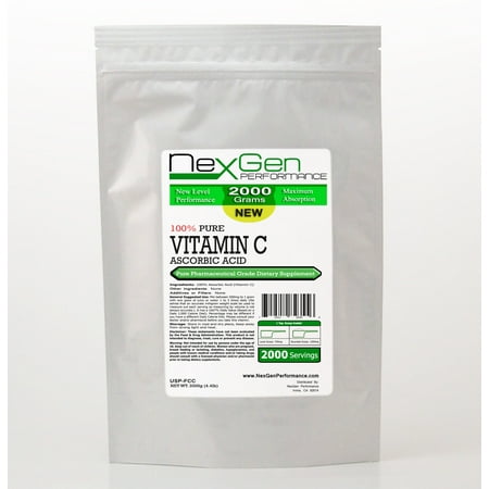- Vitamin C Powder 2000g (4.4lb) -100% Pure -Ascorbic Acid -Anti-Aging -Antioxidant