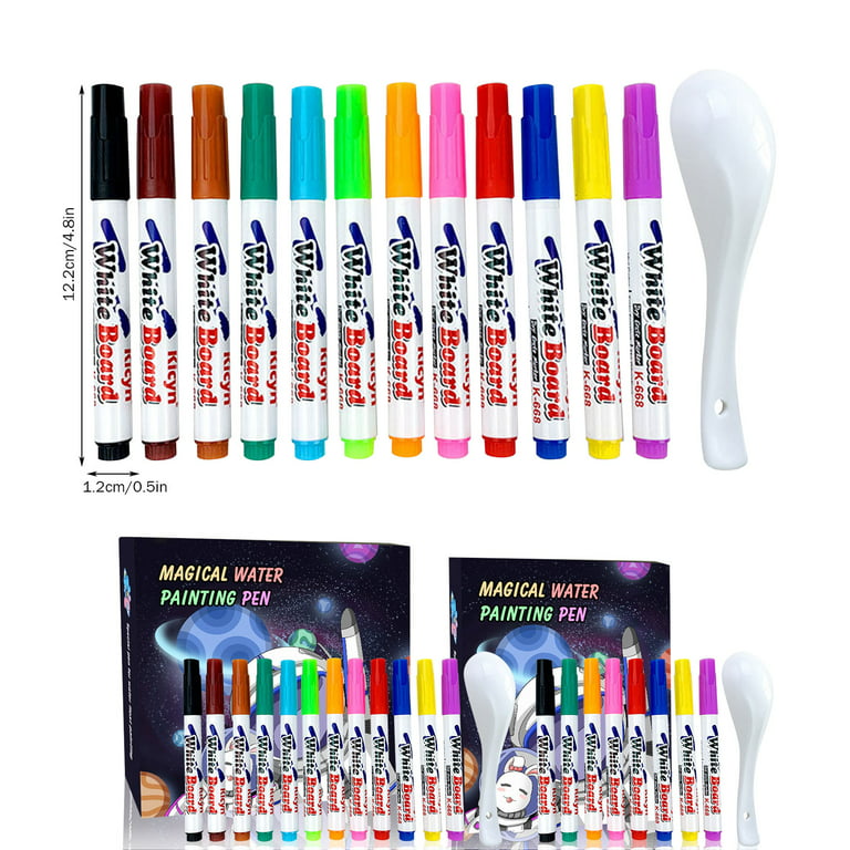 Crafty Dab® White Board Paint Markers, 12 count