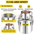 thumbnail image 1 of VEVOR Alambique 50 L Destilador de Vino Alcohol Agua con Termómetro 1 Barril, 1 of 9