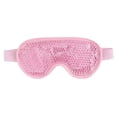 thumbnail image 4 of frío caliente para ojos la hinchazón ojos ojeras reutilizables con correa ajustable para viajes dormir relajación rosa Fernando Antifaz de Gel Portátil Frío Caliente, 4 of 7