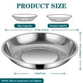 thumbnail image 2 of TETOU 2Pcs 12oz Stainless Steel Non-Skid Pet Bowl, 6.1" Whisker Fatigue Relief Small Cat Wet Food Bowl, Pet Feeding Bowl for Kitten Puppy Small Dog, 2 of 8
