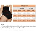 thumbnail image 3 of Tummy Control Shapewear Underwear for Women High Waisteded Body Shaper Panties Butt Lifter Slimming Briefs,Black,XL/XXL, 3 of 7