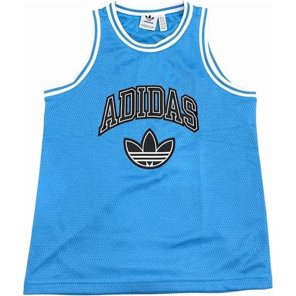 adidas Originals Arch Basketball Men's Tank Top Vest, Blue, XL