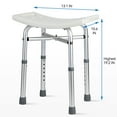 thumbnail image 4 of EastVita Shower Bench Shower Chair for Bathroom Bathtub with Adjustable Height Legs Bear 500 lb, 4 of 7