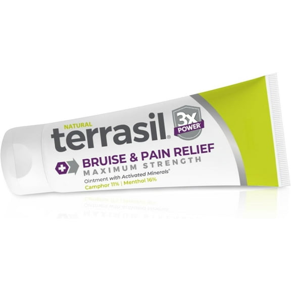 terrasil Bruise Cream with Arnica for Thin Skin Bruises, Senile Purpura Treatment & Skin Bruising, 1.7oz