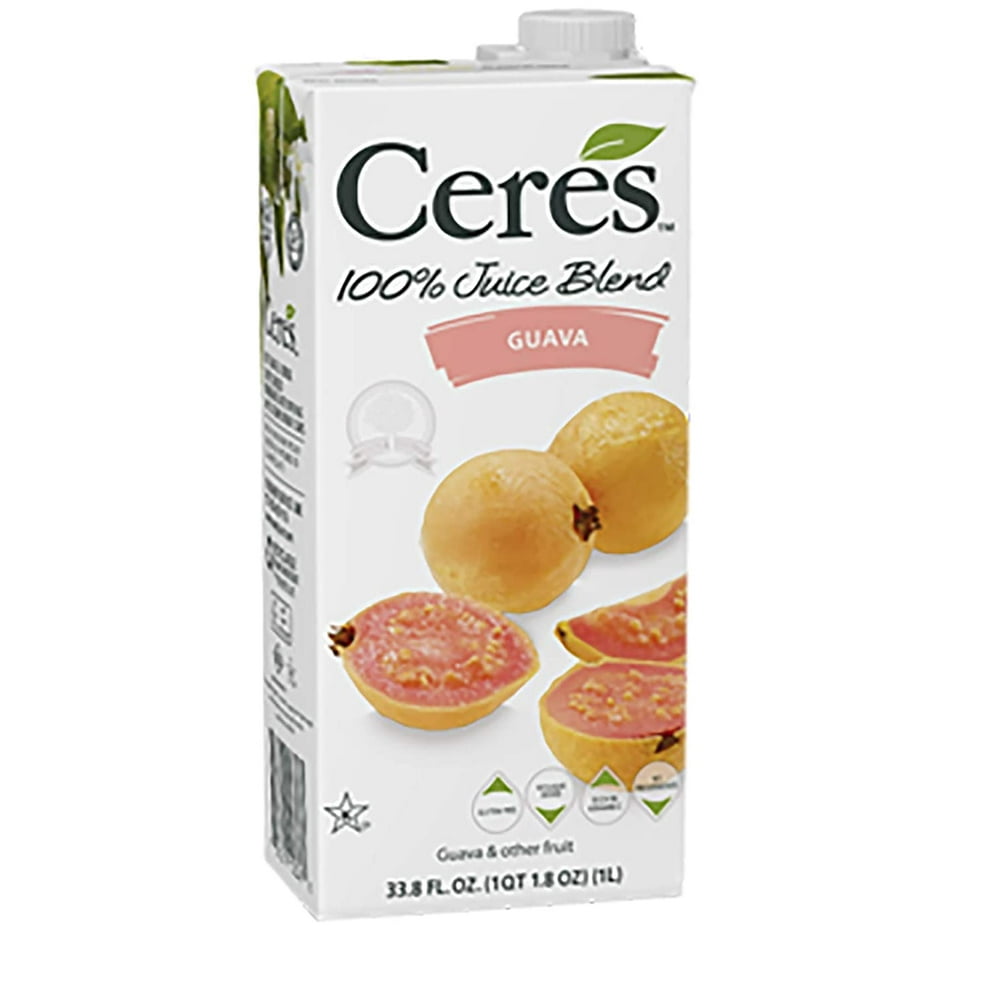 Ceres 100 All Natural Pure Fruit Juice Blend, Guava Gluten Free