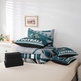 thumbnail image 6 of jejeloiu Football Game 7-Piece Twin Bedding Sets,Kids Ball Games Bedding Comforter Set For Rugby Boys Reversible, 6 of 8