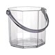thumbnail image 1 of Cubitera de plástico transparente, cubitera acrílica para champán, cubitera grande para cerveza, cubitera para vino, cubitera para granos de hielo, cubitera transparente para bares y karaokes., 1 of 8