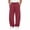 Wine, variant on GERsome Wide Leg Sweatpants with Pockets Men's Open Bottom Pants Drawstring Waist Athletic Sweat Pants