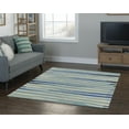 thumbnail image 2 of Trio Silt Area Rug Ivory Blue 8x10 Transitional Contemporary Design Modern Colors, 2 of 7
