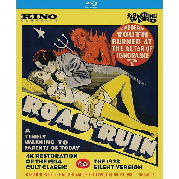 The Road to Ruin (Forbidden Fruit: The Golden Age of the Exploitation Picture, Vol. 15) (Blu-ray), Kino Classics, Drama