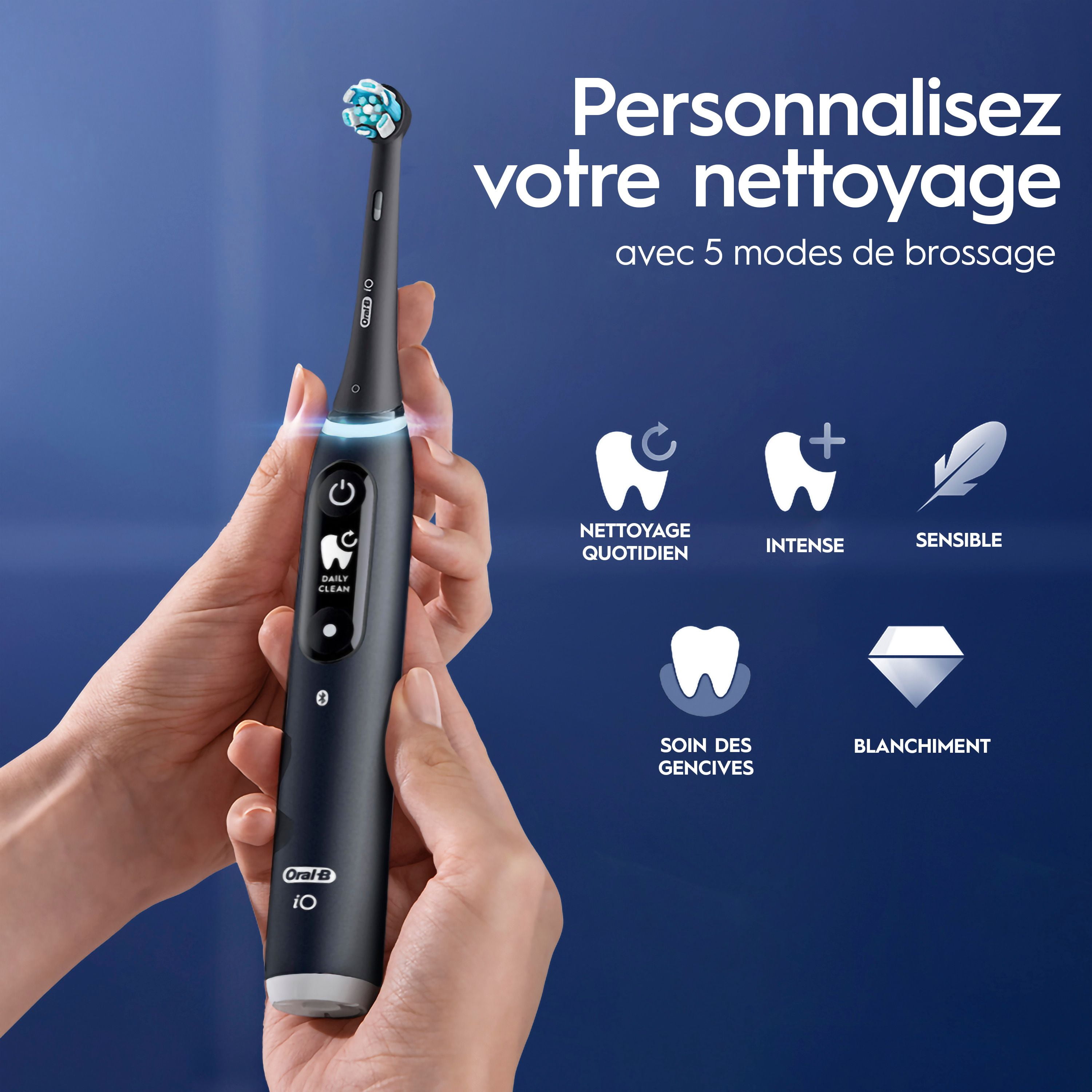 Oral-B iO Series 6 Electric Toothbrush with (1) Brush Head, iO6 Rechargeable Power Toothbrush, 1 Set