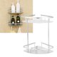 thumbnail image 5 of Estante De Ducha, Estante De Ducha De Esquina De 2 Capas, Espacio De Aluminio Para Baño De Dormitorio Fyydes Bathroom Organizer, 5 of 8