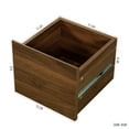 thumbnail image 5 of Living Room Cabinets Kitchen Sideboard, Small Countertop Organizer, Tabletop Cabinet with 2 Glass Sliding Door,3 Side Drawers & 1 small display shelves, Counter Cabinet for Kitchen, Living Room, Din, 5 of 17