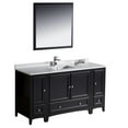 thumbnail image 2 of Fresca Oxford 60" Espresso Traditional Bathroom Vanity, 2 of 12