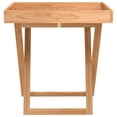 thumbnail image 3 of vidaXL Folding Tray Table 20.5"x14.2"x22.2" Solid Wood Walnut, 3 of 6