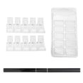 thumbnail image 1 of Kit de herramientas de manicura con pinzas para extensiones de uñas y gel, 1 of 14