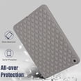 thumbnail image 3 of Allytech Case for iPad 9th/8th/7th Generation 10.2" 2021/2020/2019, Slim Luxury Diamond Pattern [Camera Protection] Shockproof Soft TPU Back Case - Grey, 3 of 7