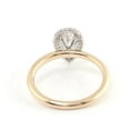 thumbnail image 6 of solitaire jewels 1.3CT Pear Moissanite Halo Engagement Ring For Women, 14K Yellow Gold, 6 of 8