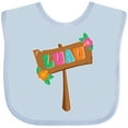 thumbnail image 3 of Inktastic Luau Sign Boys or Girls Baby Bib, 3 of 4