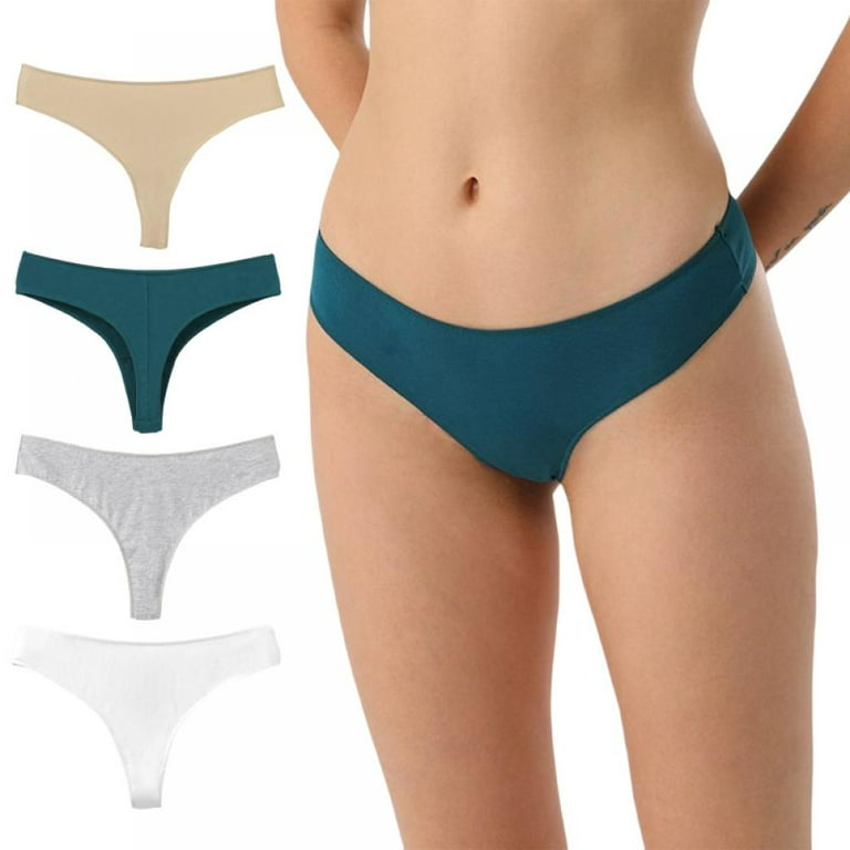 Womens Sexy G-string Ultra Comfort Thongs Panties Underwear Low Rise  T-back(1-Packs) 