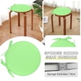 thumbnail image 2 of Mohdy 15" Washable Chair Pad,indoor/Outdoor Chair Pads,Round Seat Chair Pad,Round Cushions for Outdoor Furniture,Small Soft Sponge Seat Cushion,anti Slip Round Stool Cushion,Light Green with Ties, 2 of 7