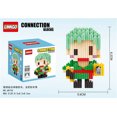 thumbnail image 3 of 200 piezas + One Piece Anime Building Blocks Kakashi Luffy Gaara Chopper Modelo Connection Mini Brick Figures Juguetes para niños, 3 of 5