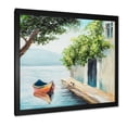 thumbnail image 2 of Designart 'A Beautiful Summer Day With Gondola In Venice' Nautical & Coastal Framed Art Print, 2 of 4