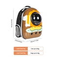thumbnail image 2 of Mochila Transporte Gato Carrier Pet Backpack Transpirable Pet Outing Bag Space Pet Mochila (marrón claro) Ndcxsfigh Libre de BPA, 2 of 7