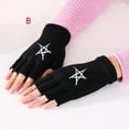 thumbnail image 4 of Winter Warm Knitted Mittens Half Finger Gloves for Autumn and Cold Weather, 4 of 8
