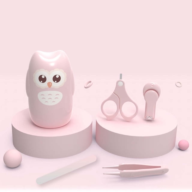 Juego de cuidado de uñas para bebés, cortaúñas para bebés, kit de uñas para bebés, kit de manicura para bebés, funcionamiento suave