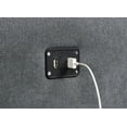 thumbnail image 4 of Fabric Reversible Sleeper Couch Sectional Sofa with Storage Chaise Cup Holder 2 USB Ports and Pockets, L Shape Sofa Corner Sofa with Pull-out Bed, Reversible Storage Chaise for Living Room Bedr, 4 of 9