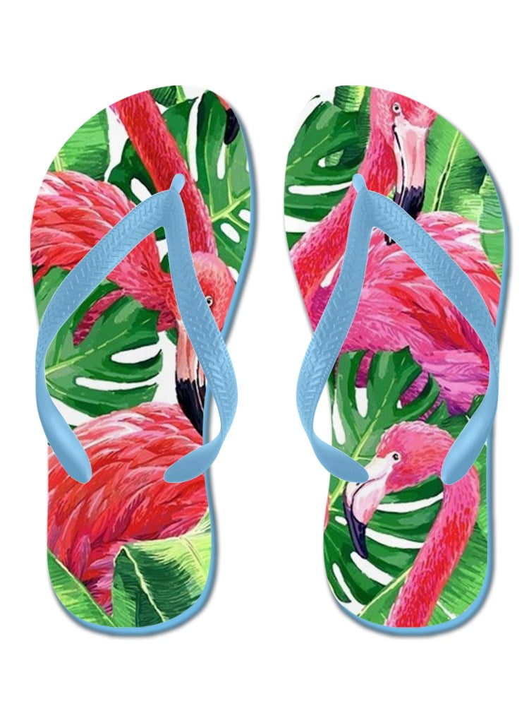 flamingo flip flops sandals