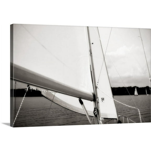 Great BIG Canvas | "Close Hauled IV" Canvas Wall Art - 24x16