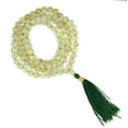 thumbnail image 3 of Prehnite Mala Beads 108 Buddhist Prayer Beads Japamala, 3 of 5