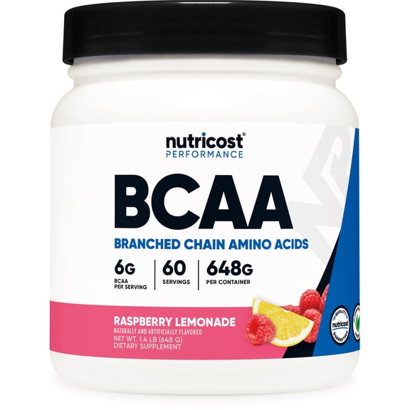 Nutricost BCAA Powder (Lemon) 60 Servings Supplement