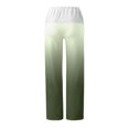 thumbnail image 6 of Sngxgn Wide Leg Pants for Women Casual High Waist Pants Loose Trousers(Green,XXL), 6 of 6
