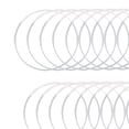 thumbnail image 5 of Watch Gasket Rubber Washer Seals 0.9mm Height 0.45mm Thick White Gasket Rubber O for 1.0mm-1.2mm Wristband Watches Supplies 31Pcs 15-30mm, 5 of 6