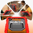 thumbnail image 3 of Case for Lenovo Tab 10.1 inch 2025 Release (TB-311FU/TB-311XU), 360 Rotating Stand Handle Pencil Holder Shoulder Strap Heavy Duty Shockproof Cover, Red, 3 of 7
