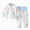 G824-Blue, variant on HFHAPW Toddler Boys Girls Pajamas Pjs Sets Long Sleeve Jammies Fall Winter Sleepwear 2 Piece Top and Pants